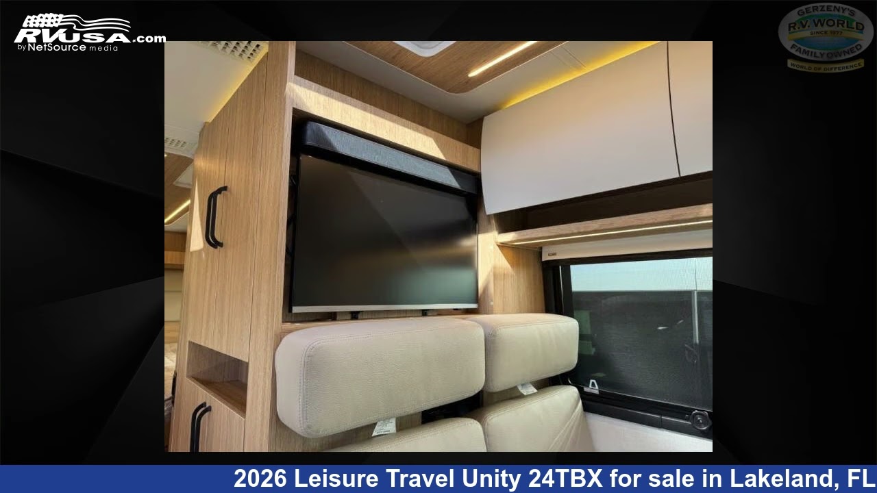 Beautiful 2026 Leisure Travel Unity Class B+ RV For Sale in Lakeland, FL | RVUSA.com