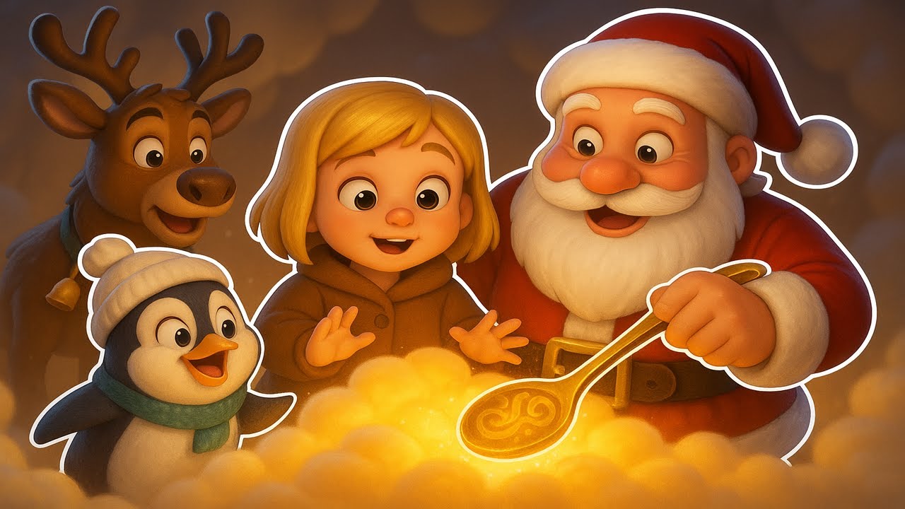 Santa, Emma & Chilly and the Golden Cocoa Cloud Christmas Adventure ☁️🍫✨