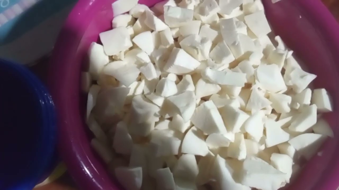 Hoje fiz bolo de aipim 