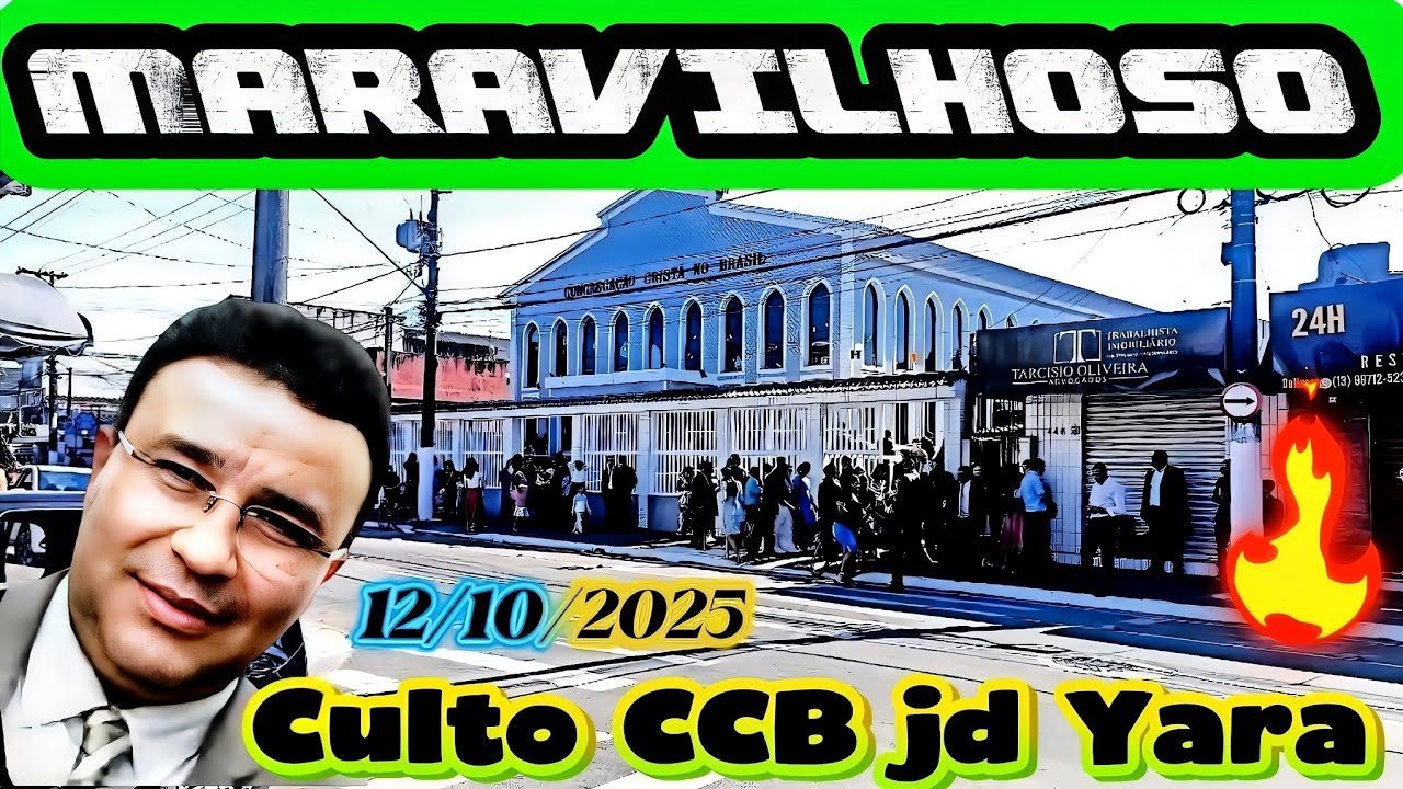 PALAVRA 🔥 ASTRON&Ocirc;MICA CULTO CCB jd Yara Anc Isaac Marquizete 12/10/2025 G&ecirc;nesis 1&deg;