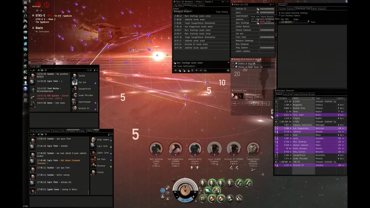 EvE PvP flying logi