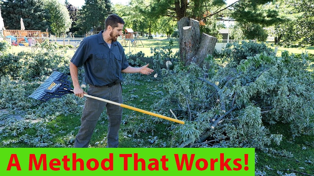 Remove Tree Debris in Half the Time Using the Pile Method