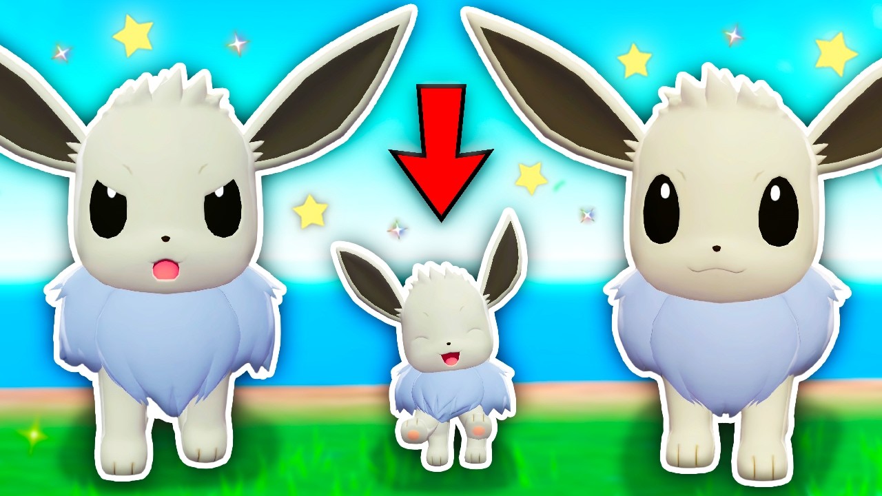 I FOUND THE SMALLEST SHINY EEVEE EVER..
