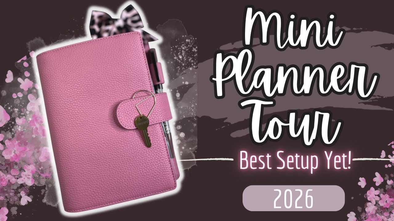 2026 Mini Planner Tour | The Cutest, Most Functional Setup Yet