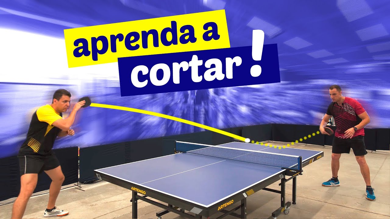 🏓 Aprenda a cortar no t&ecirc;nis de mesa (n&iacute;vel iniciante) #VivaPong
