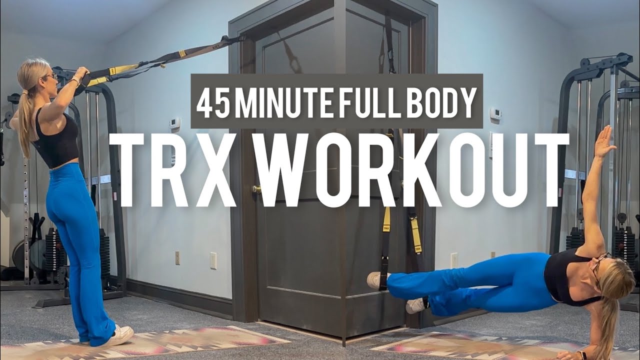 45 Minute Full Body TRX Workout | Strength Repeating Trisets | Low Impact