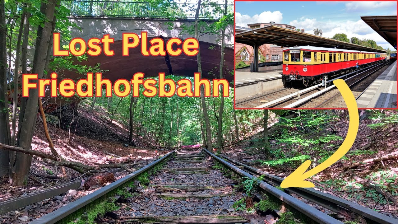 Lost Place Berlin: Geheimnisvolle S‑Bahn‑Ruine Friedhofsbahn | 4K