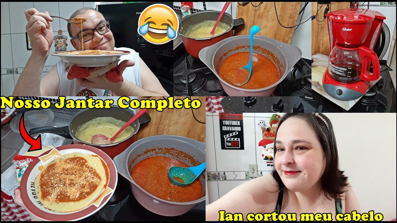 Nosso Jantar Completo - Ian Cortou meu Cabelo e mais