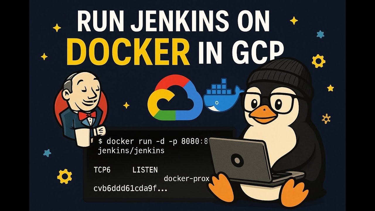 Run Jenkins on Docker in GCP VM | Step-by-Step Setup Tutorial