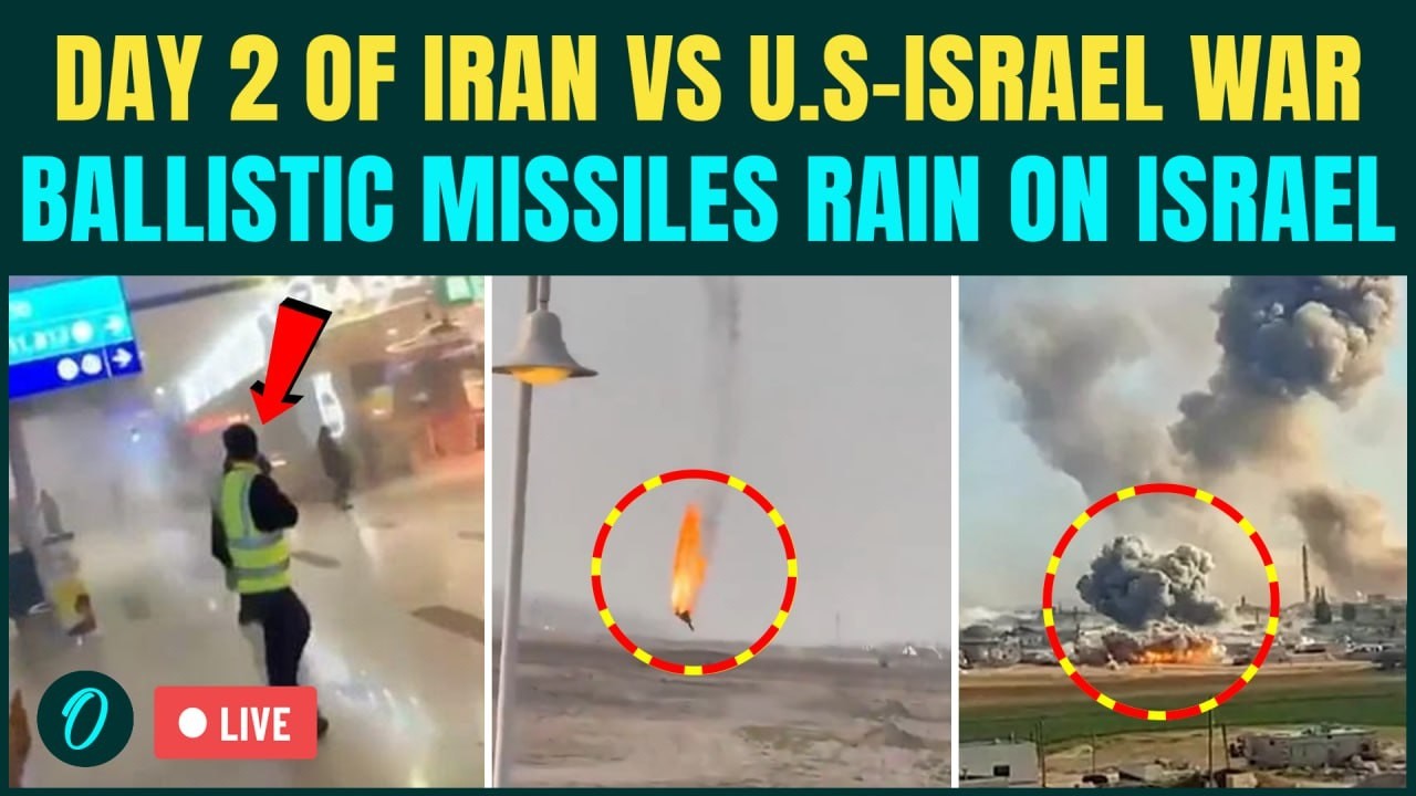 Day 2: Iran Vs Us- Israel War LIVE News; Us-Iran War | Khamenei Vs Trump | Iran Vs Israel | Mid-East