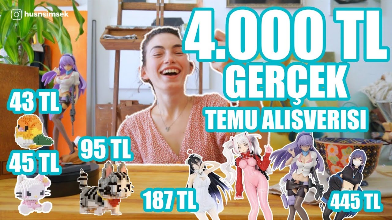 4000 Liralık Temu Alışverişim (LEGO, ANİME FİGÜR, ÇANTA, AKSESUAR)