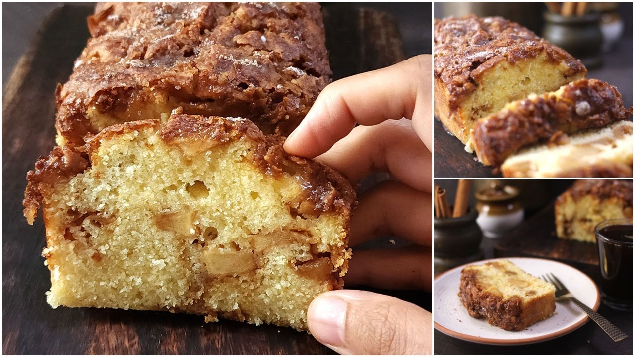 Cinnamon Apple Bread Recipe | Apple Cake Loaf  | Apple Crisp Bread | Thanksgiving & Christmas Bread