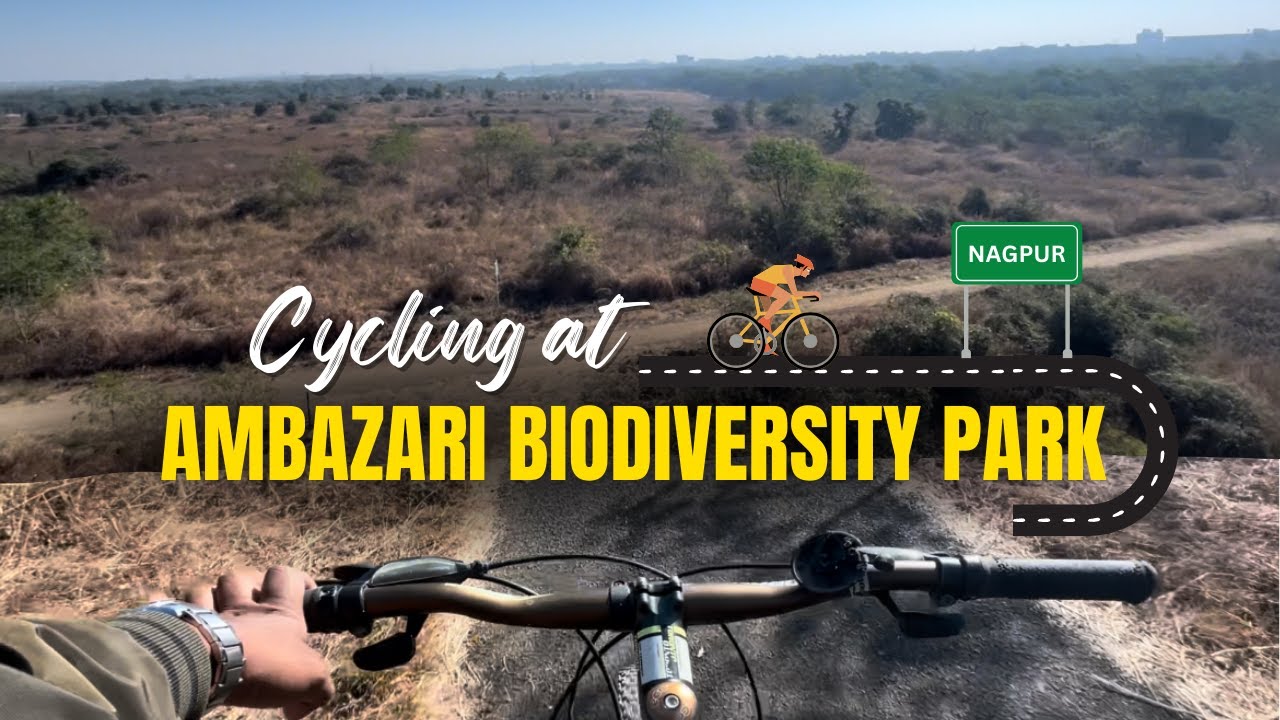 Cycling Through the Scenic Ambazari Biodiversity Park | Nagpur's Hidden Gem❤️