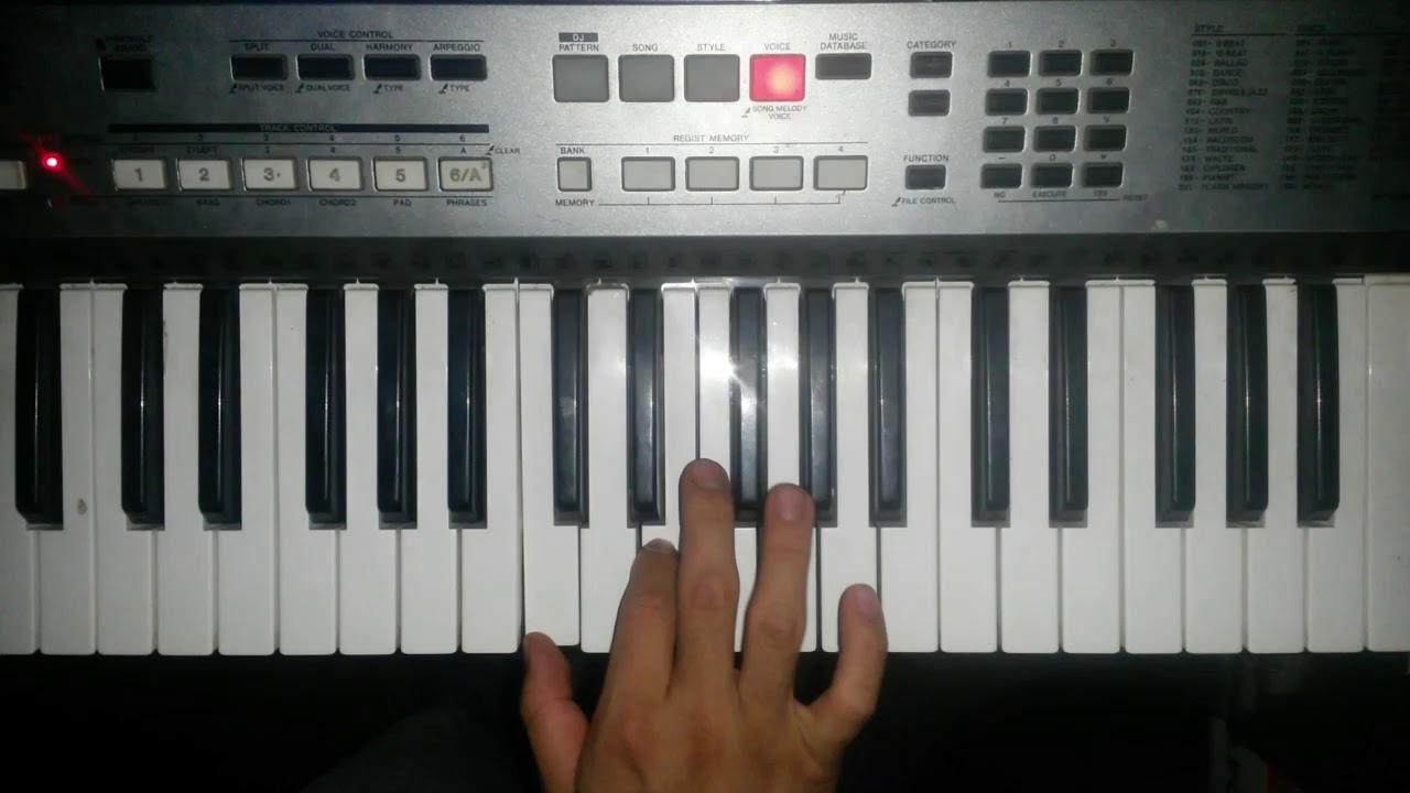 Tengo un Dios que todo lo puede melodía en teclado nota sol mayor #DSR_Pianista