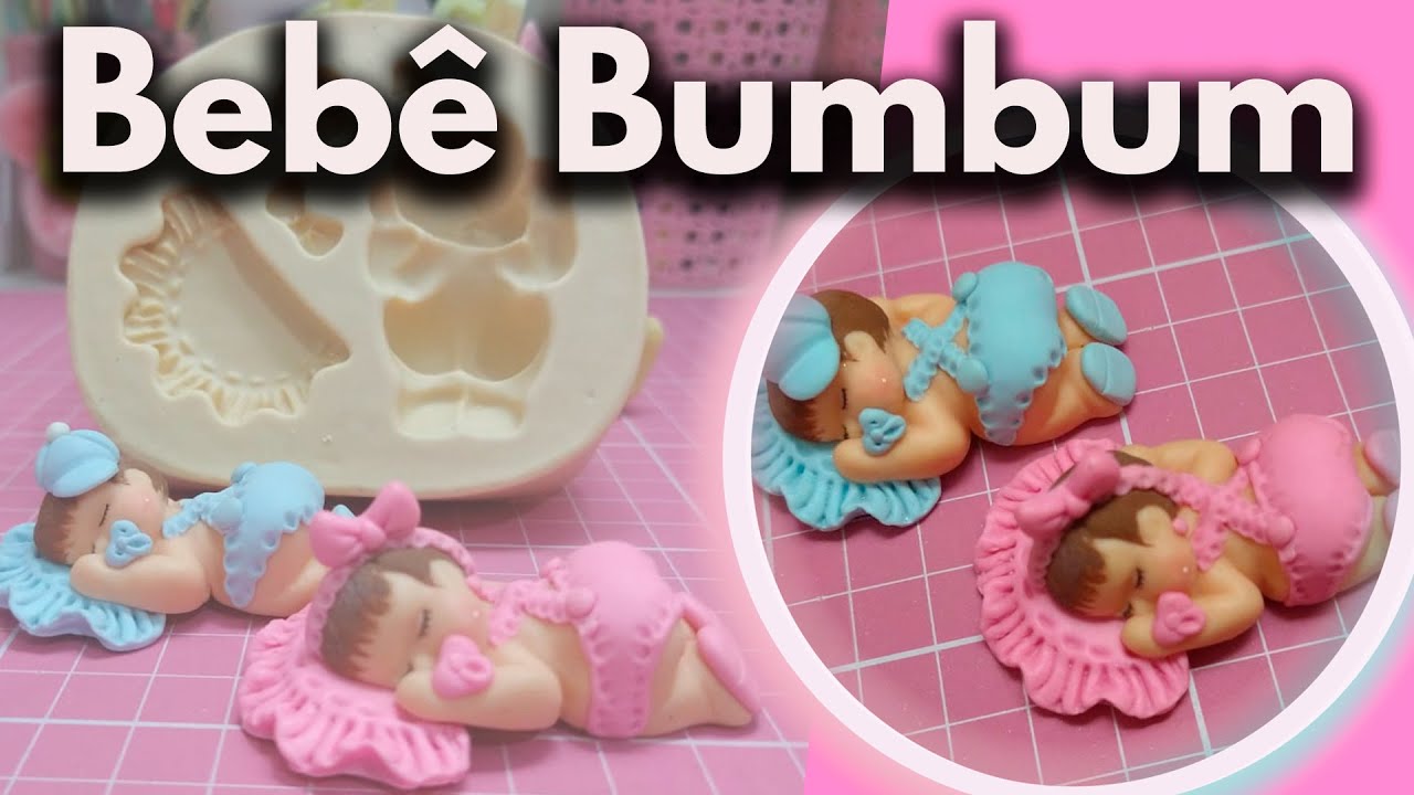 APRENDA Como Fazer um Bebê Bumbum em biscuit mesmo sendo iniciante RÁPIDO (biscuit fácil)