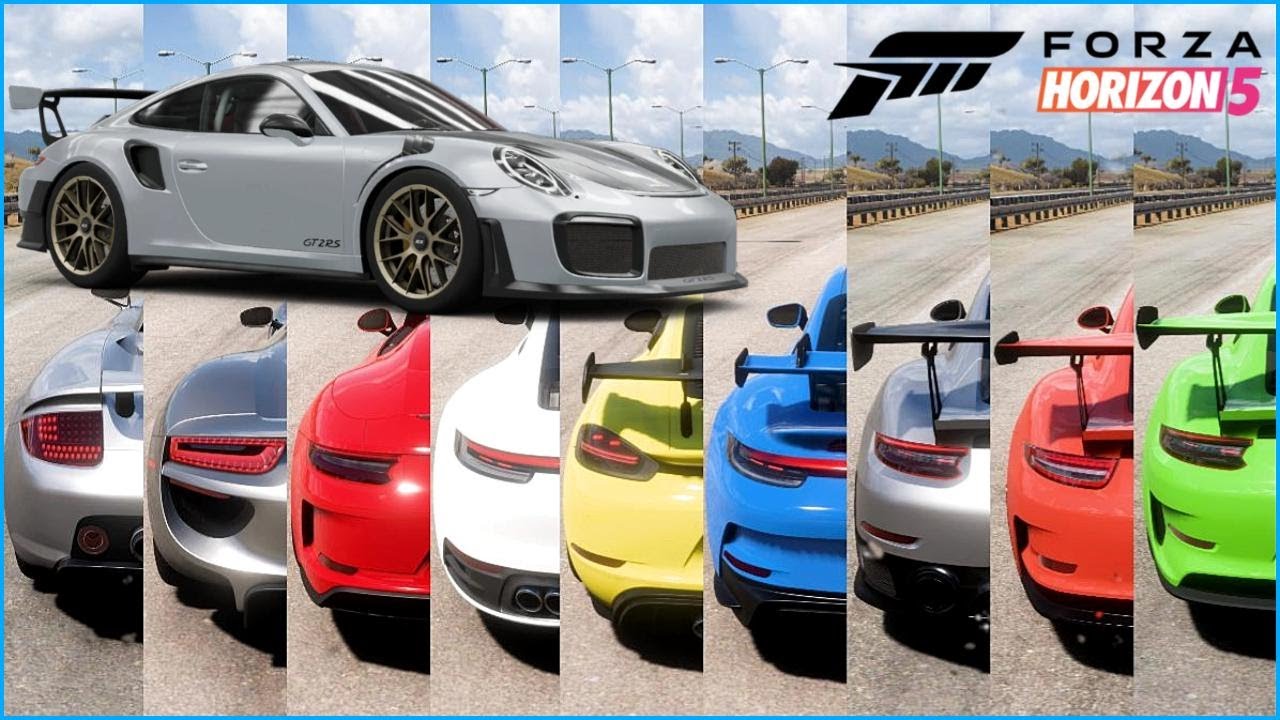 Top 12 Fastest Porsche Cars in Forza Horizon 5 | Top Speed Battle | 2024 Update