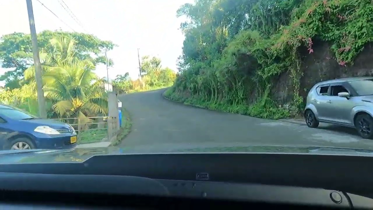 Driving to work on J'ouvert morning, Grenada 2025