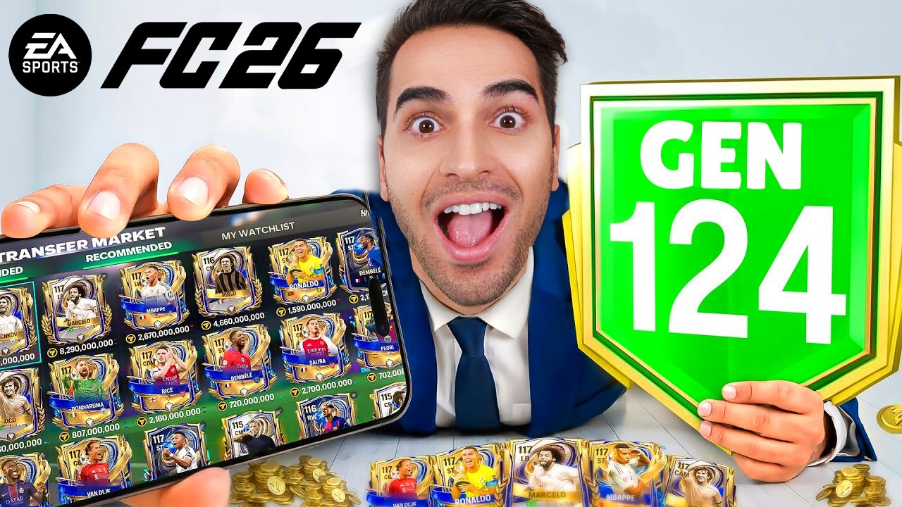 ARRIVO FINALMENTE A GEN 124 SU FC MOBILE