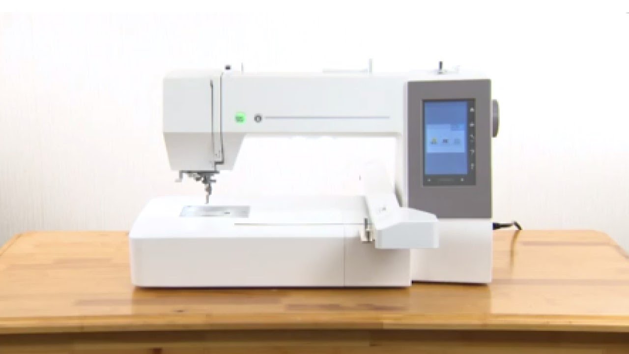 Janome MC550E Embroidery Machine Video
