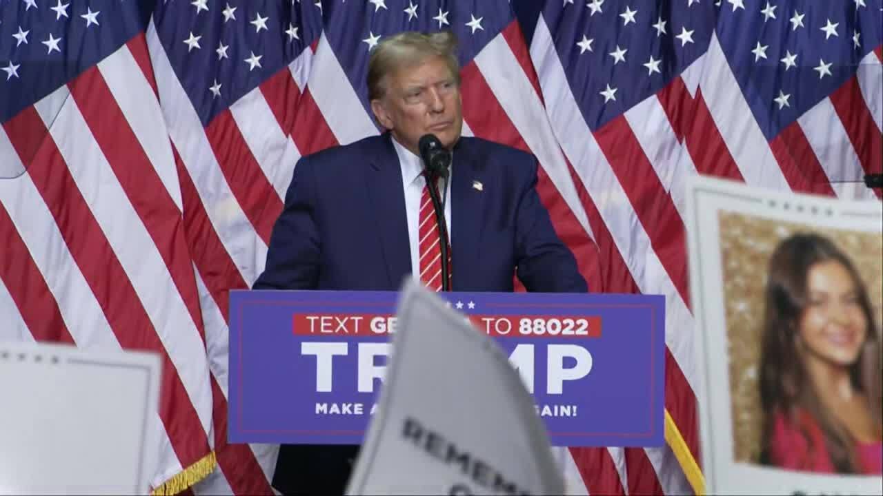 Laken Riley's family attends Trump Georgia rally | FOX 5 News