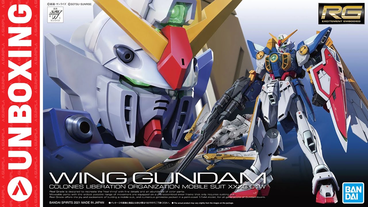 Wing Gundam Gunpla Unboxing | Model Kit Unboxing | Real Grade Wing Gundam Unboxing