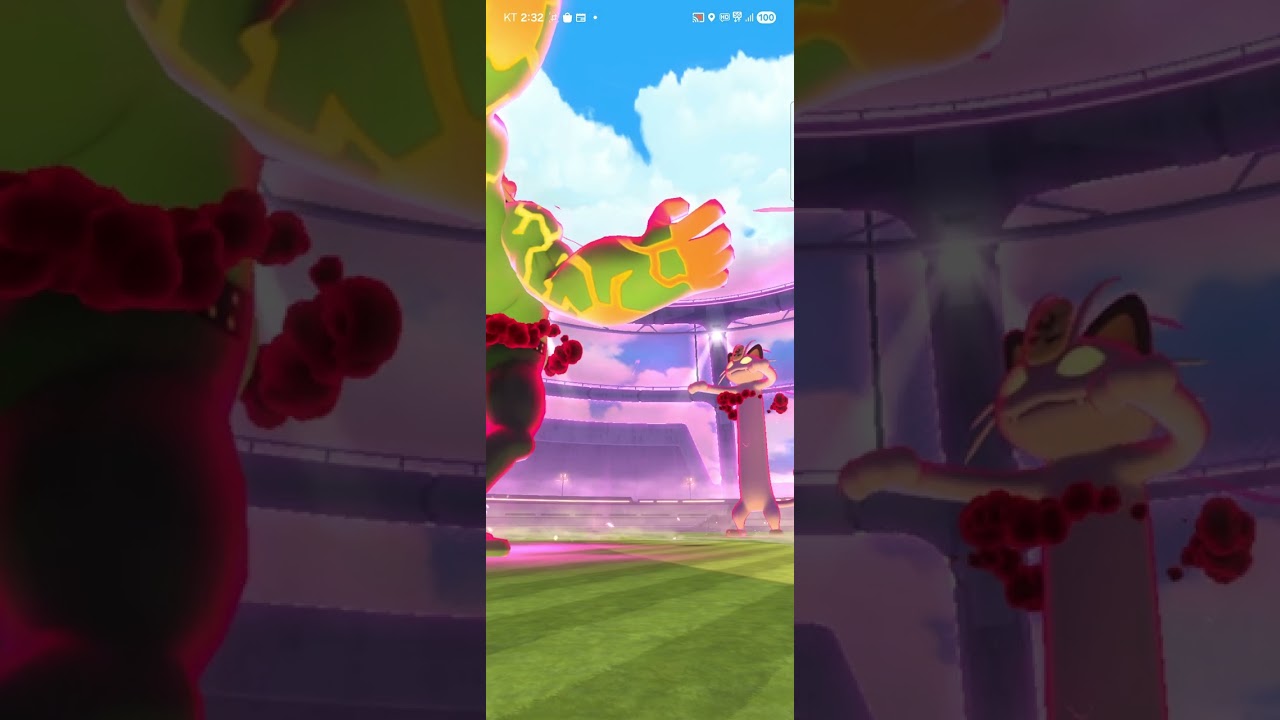 신규 거다이맥스 나옹 맥스 배틀 1트(포켓몬GO)