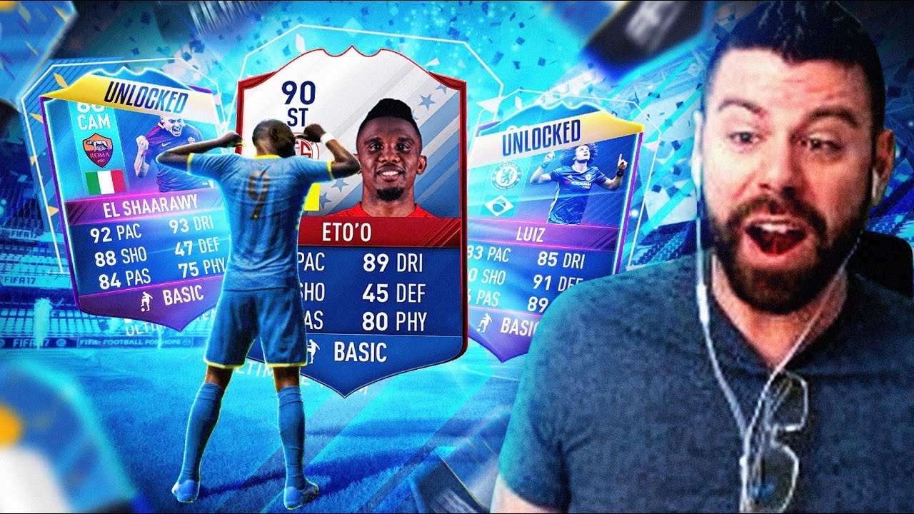 OMG 90 ETO'O!!!! FUT BIRTHDAY PACK OPENING!!!  SBC 90 DAVID LUIZ FOR CHEAP - FIFA 17 Ultimate Team