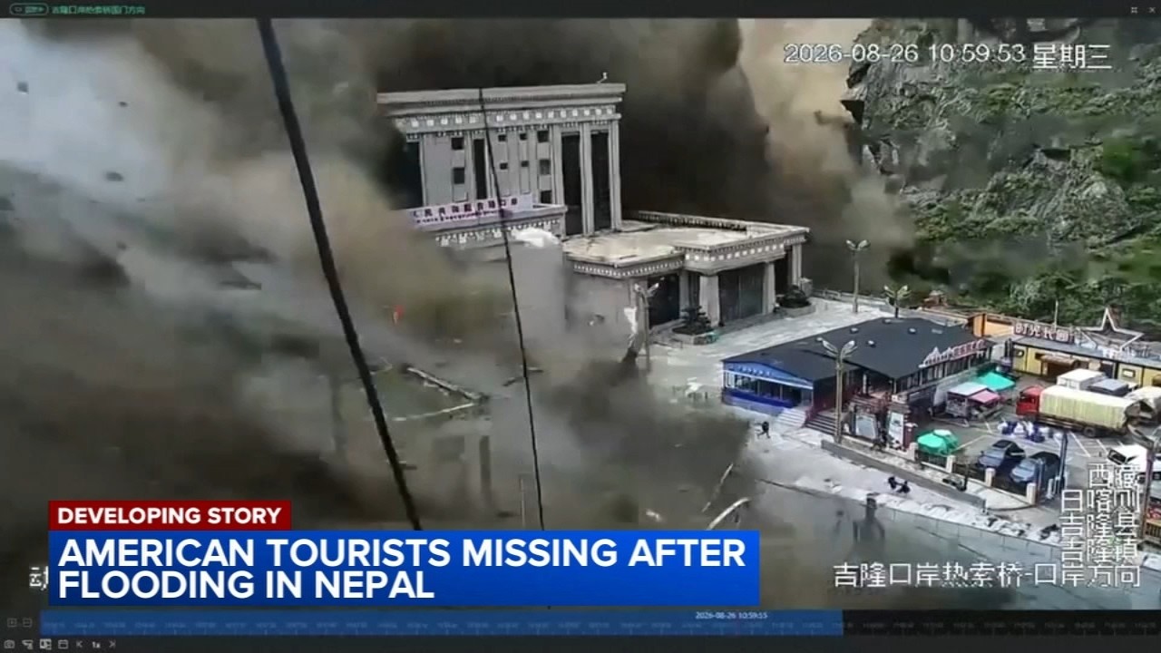 American tourists missing after flooding in Nepal