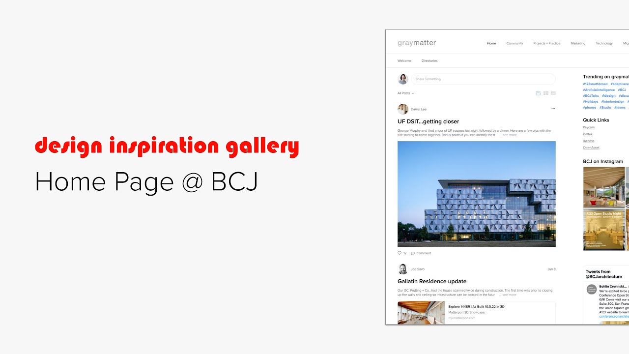 BCJ - Intranet Home Page