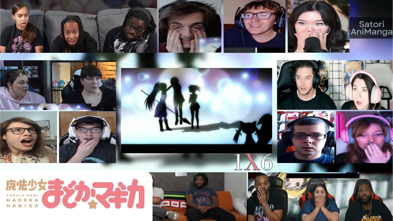 Puella Magi Madoka Magica Episode 6 Reaction Mashup