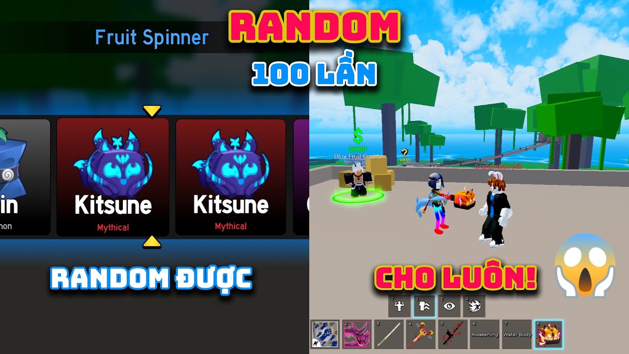 tôi tóm tắt RANDOM 100 LẦN trái ác quỷ để tặng cho newbie!!!