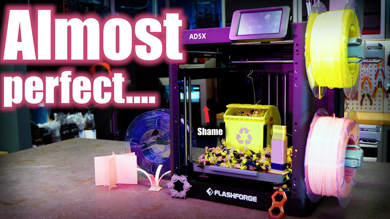 Flashforge AD5X: Great machine… But there’s a catch! First look.