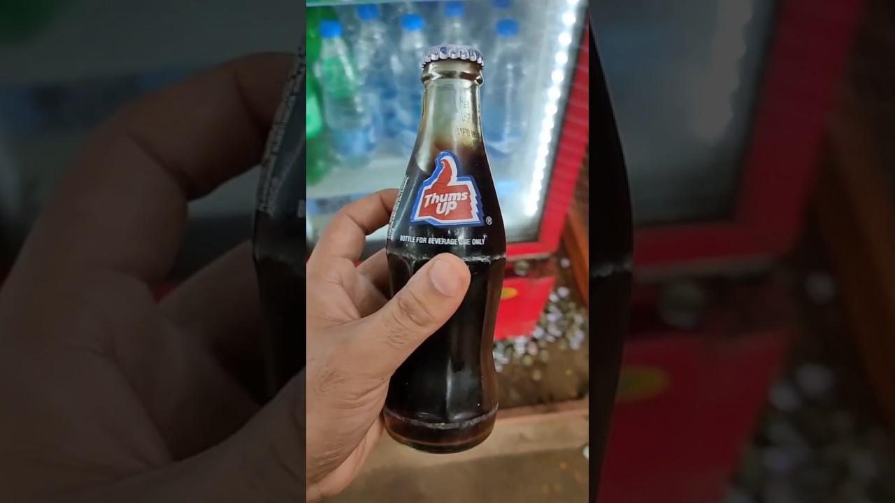 Old Thumbs Up👍🏼 Glass Bottle 200ML @₹10 only #thumbsup #glassbottle #colddrink