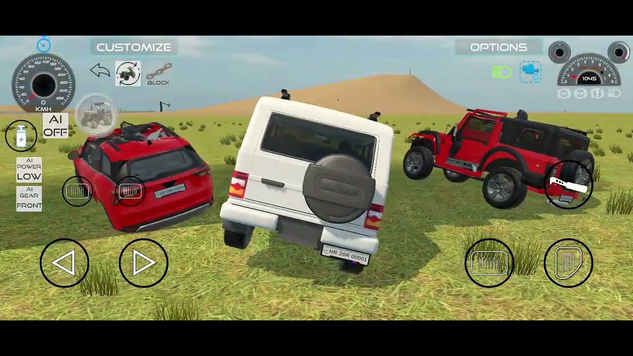 Loading car Thar game 4x4 in Dumper4x4 #thar4x4​ #dumper6x6​ #newtharvideo​ #virel car 🚗 video game 