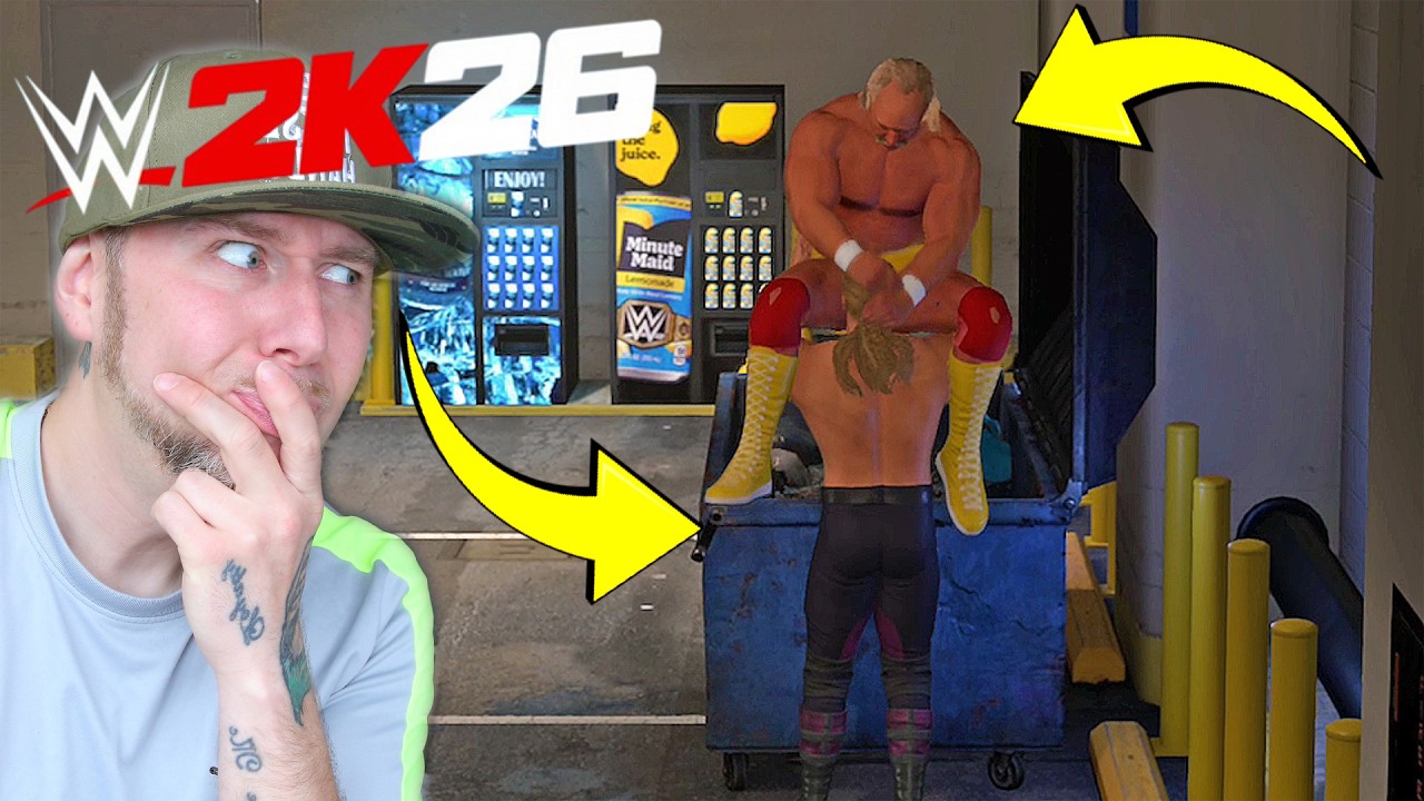 WE PLAY THE NEW WWE 2K26 DUMPSTER MATCH