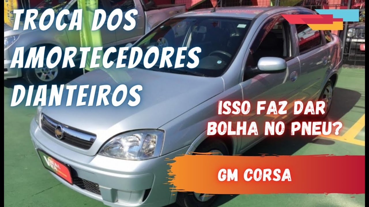 TROCA DO AMORTECEDOR DIANTEIRO  CHEVROLET CORSA