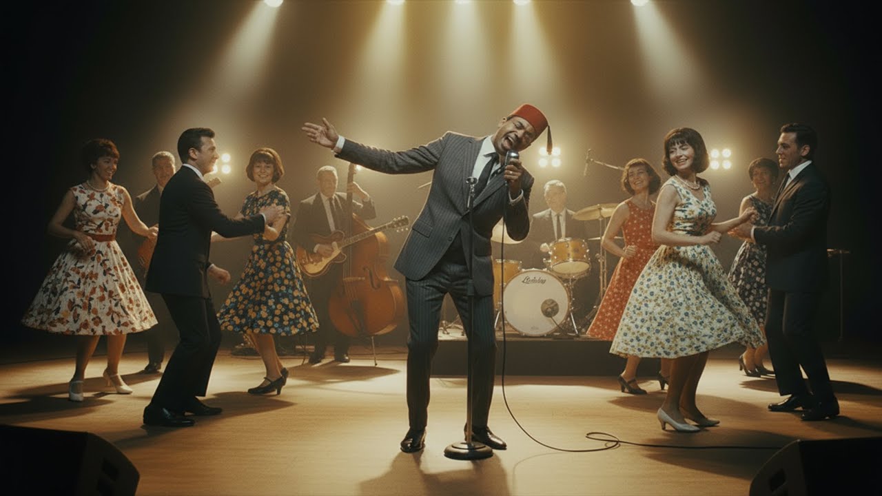 Houcine Slaoui – L’Mrikan (Rock & Roll 1960s AI Revival) 4K