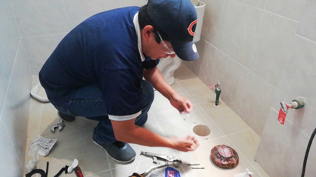 COMO INSTALAR UNA TAZA DE BAÑO