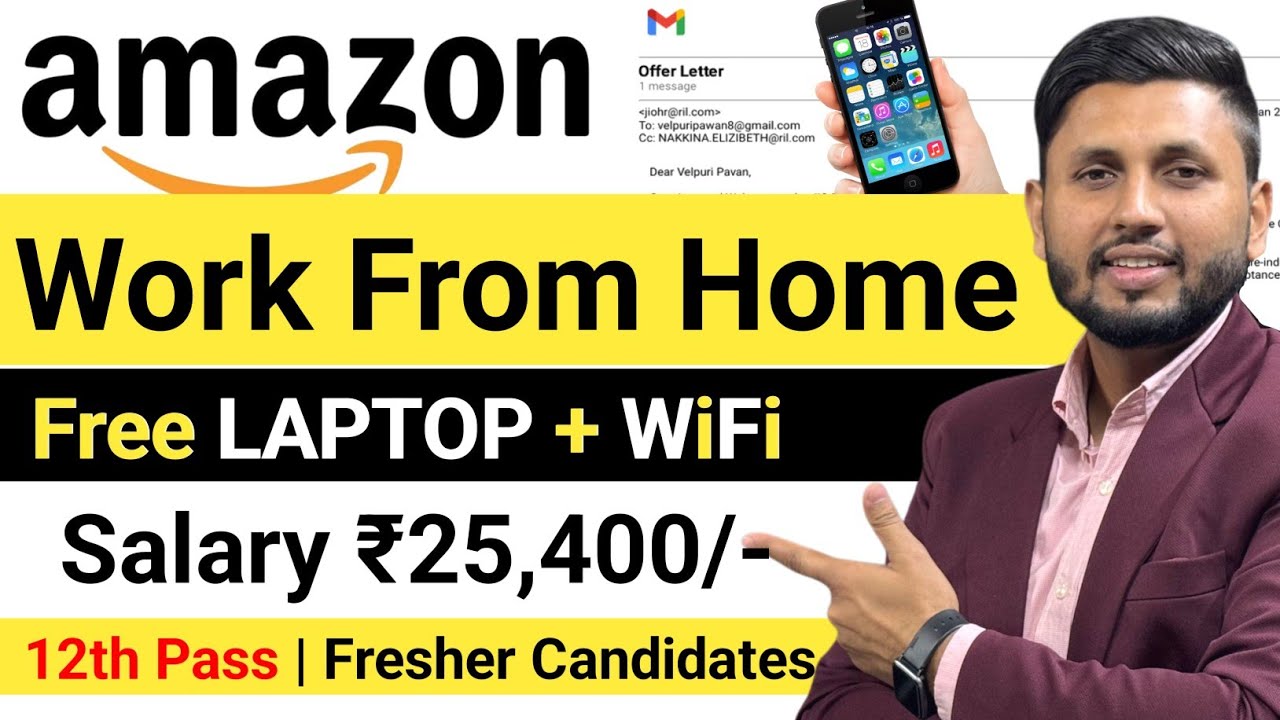 Amazon Recruitment 2026 | 12th Pass | Freshers | Online Jobs At Home | Work From Home Jobs | Jobs