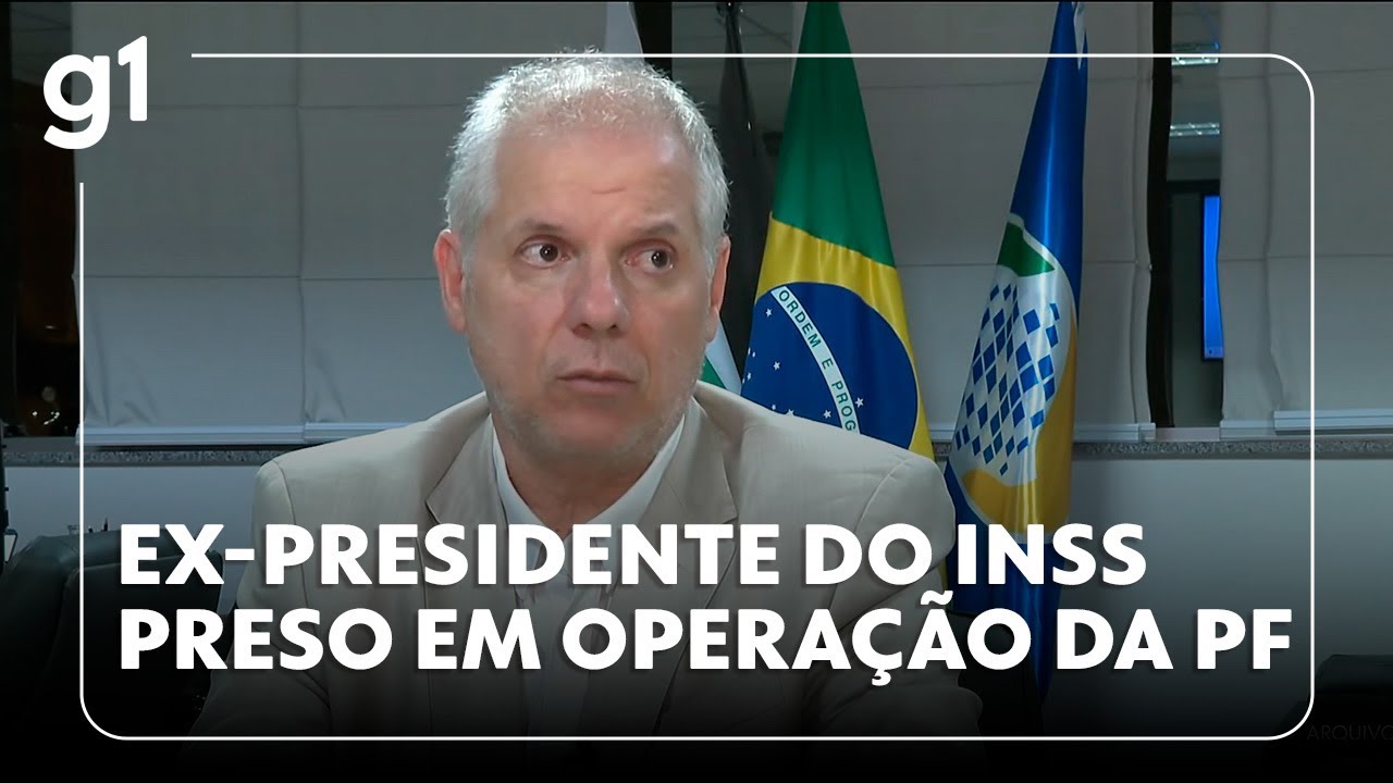 Ex-presidente do INSS é preso em investigação sobre desvio de dinheiro #g1