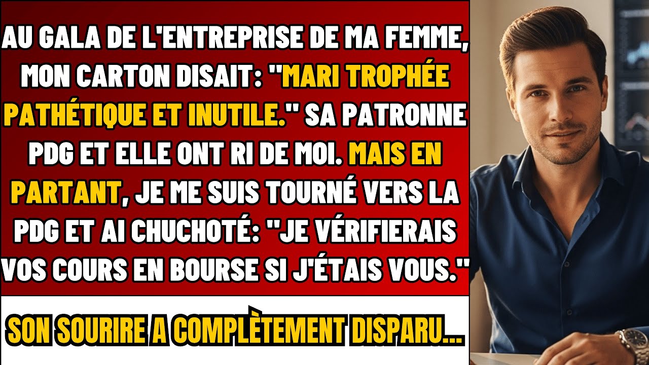 Ma Femme Et Son Patron Ont RI De Moi Au GALA, Mais Un Regard Vers La PDG A FINI Leurs Sourires
