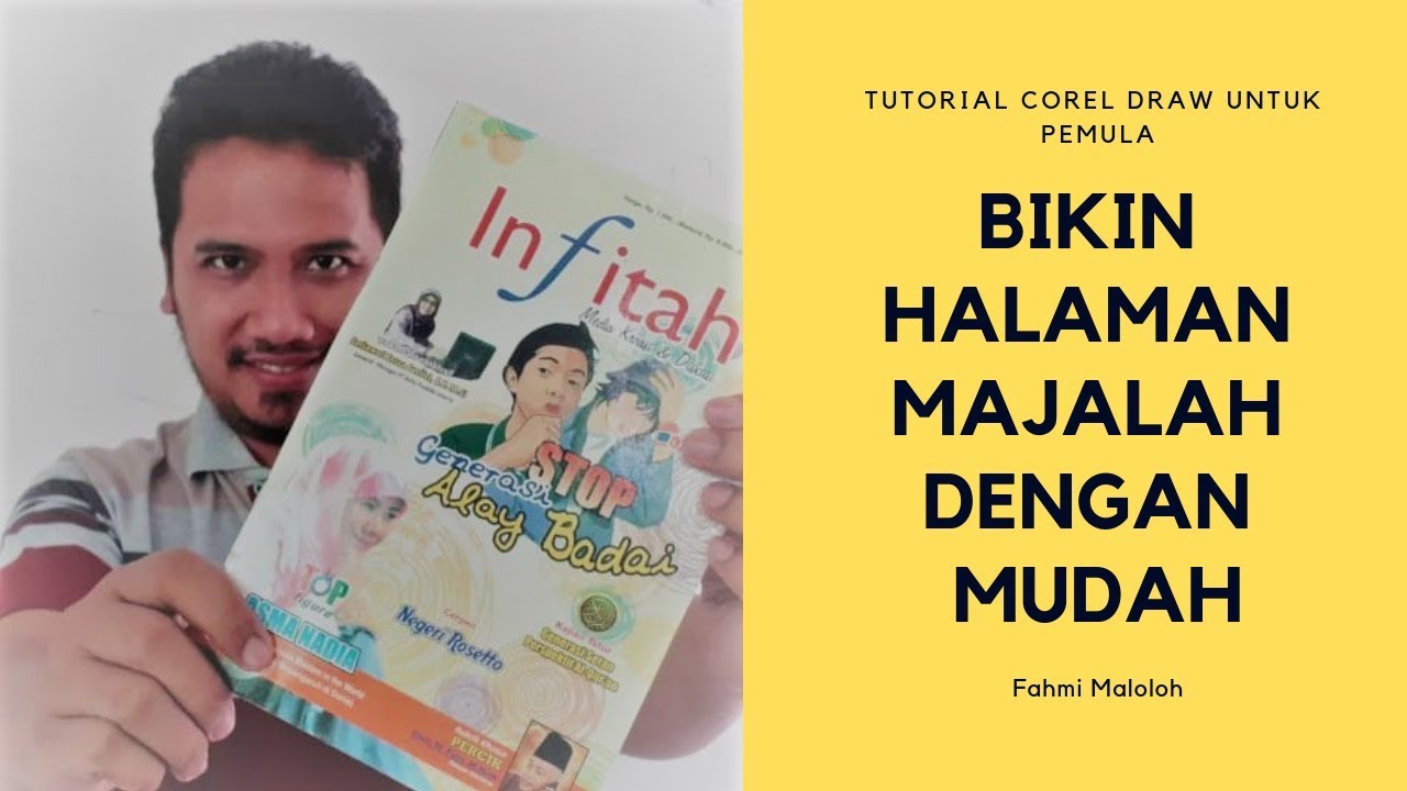Tutorial CorelDraw X8 Bahasa Indonesia - Membuat halaman (page layout) Majalah