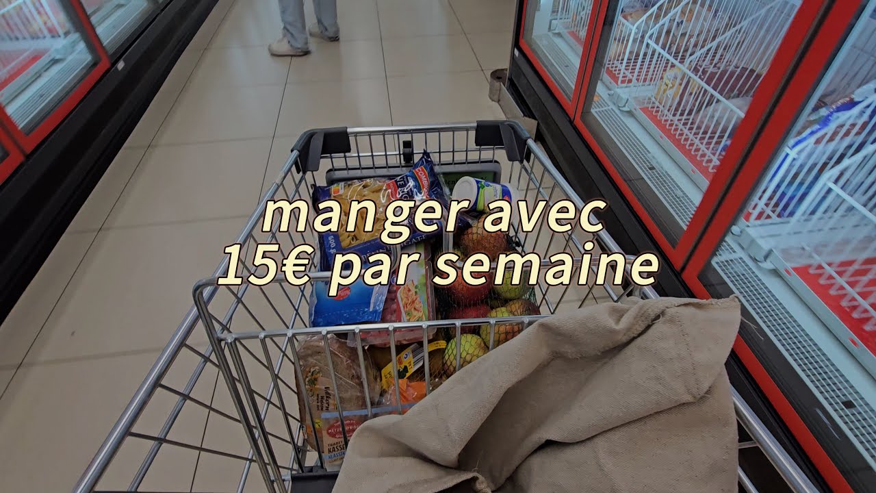 MANGER AVEC 15€ PENDANT 7 JOURS : C'EST POSSIBLE ? 📈