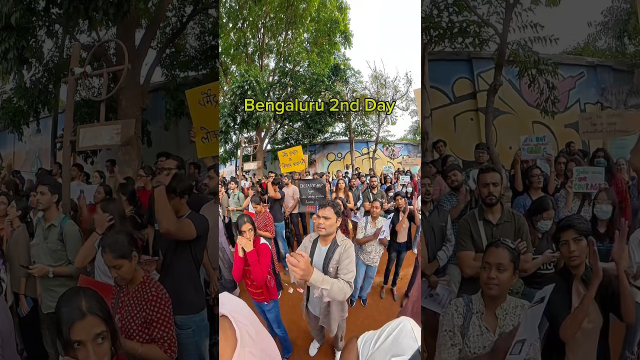 Bengaluru 2nd Say #ytshorts #bengaluru #neetpaperleak #students #protest