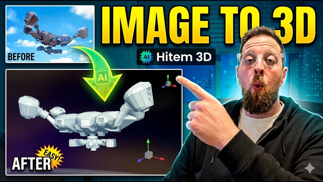 Как превратить любое изображение в 3D-модель &mdash; ПРОСТОЙ СПОСОБ!