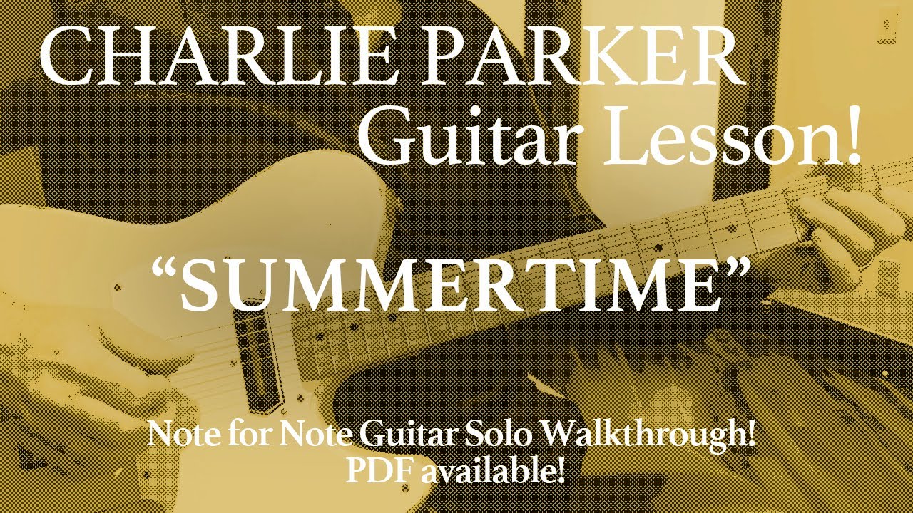 Jazz Guitar Lesson! Charlie Parker 