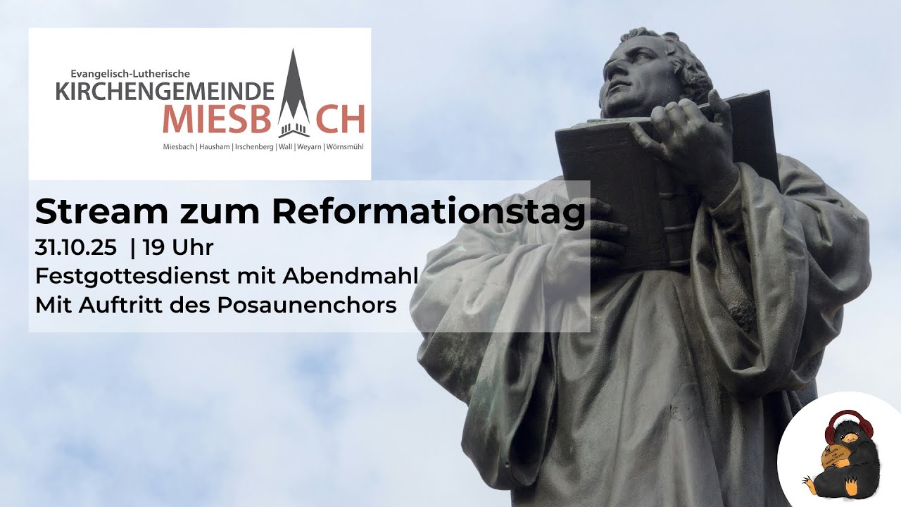 Stream zum Reformationstag - Festgottesdienst mit Abendmahl und Posaunenchor