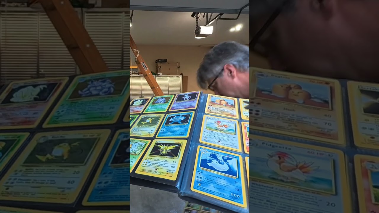 Are you into Pok&eacute;mon? | Vintage Pokemon cards at a Garage Sale