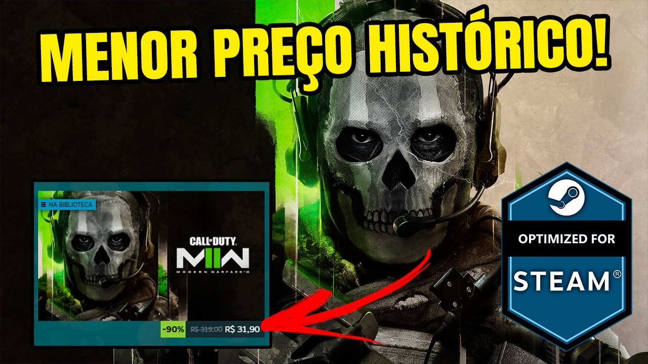 🔥 CALL OF DUTY: Modern Warfare II por R$ 31,90 na Steam! 90% OFF