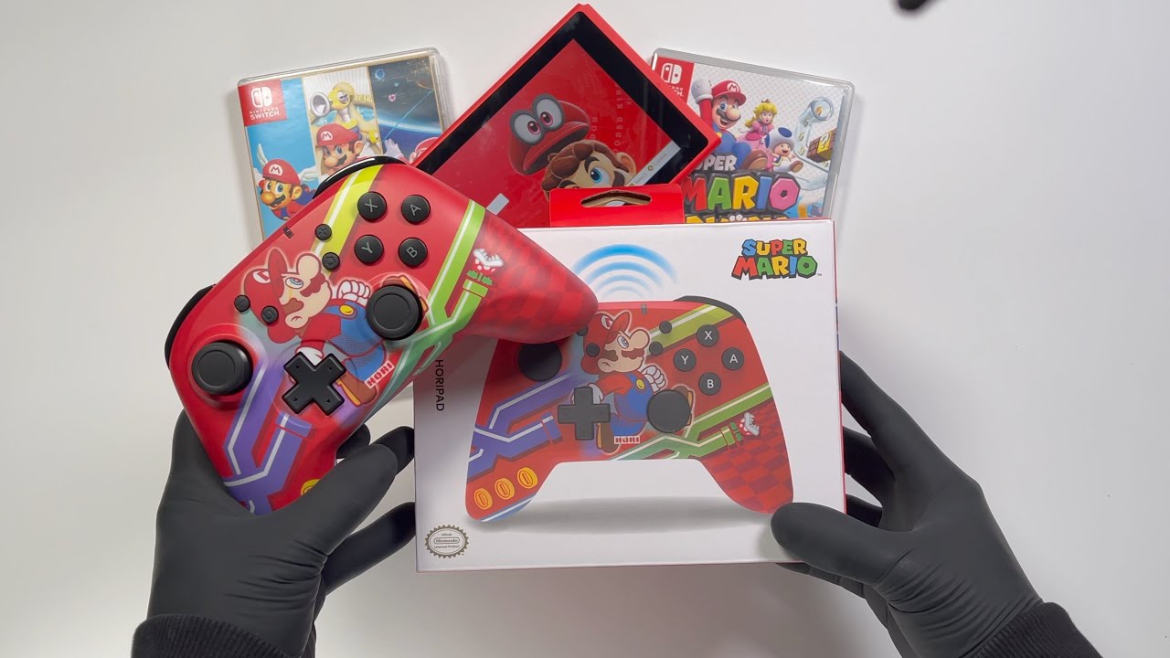 Nintendo Switch Wireless Horipad Super Mario Edition - Unboxing + Gameplay